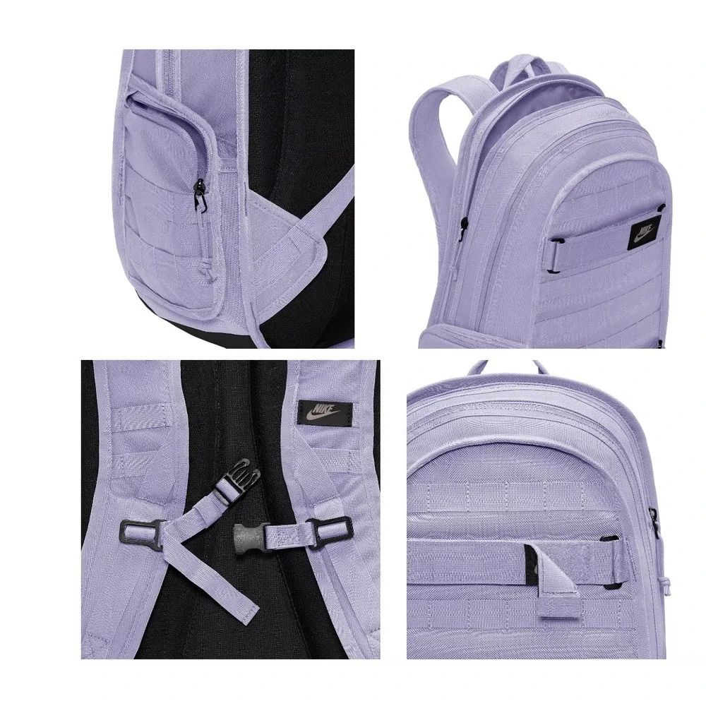 NEW Nike RPM Skateboard Backpack Lilac Bloom Purple 26L FD7544-512 School Bag - Picture 6 of 8